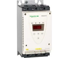 Schneider Electric Švelnus paleidiklis, 3 fazių, 200–480 V kintamoji srovė, 17 A, 7,5 kW / 400 V, Uc = 220 V kintamoji srovė (ATS22D17Q)