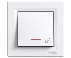 Schneider Electric Lengvas skambutis mygtukas Asfora balta - EPH1700121