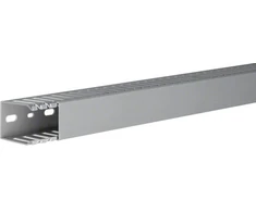 Schneider Electric Hager Polo DNG5003707030B tehaselito šukuotas kanalas DNG 50x37mm PVC pilkas DNG5003707030B /2m/
