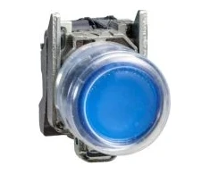 Schneider Electric Valdymo mygtukas 22 mm mėlynas su spyruokliniu grąžinimu (XB4BP61)