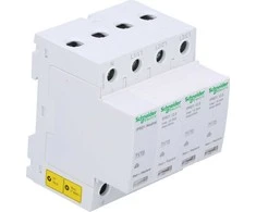 Schneider A9L16482 Viršįtampių iškroviklis iPRD1 12.5R-T12-3N 3+1 polių T1+T2 B+C 12.5kA su kontaktu A9L16482