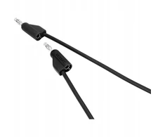 Schneider Electric VOLTCRAFT bandymo laidas, kištukas 4 mm - kištukas 4 mm, 1,00 m, juodas, 1 vnt. 1603010