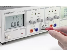 Schneider Electric VOLTCRAFT bandymo laidas, kištukas 4 mm - kištukas 4 mm, 1,00 m, raudonas, 1 vnt. 2181379