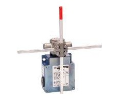 Telemecanique Sensors „Schneider Electric“ ribinis jungiklis 2x2R uždelstas, poslinkis metalinis skersinio strypo svirtis (XCKMR54D1H29)