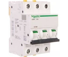 Schneider Electric Automatinis jungiklis 3P C 10A 10kA AC iC60H-C10-3 (A9F07310)
