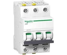 Schneider Electric 3P C 25A 10 kA AC iC60H- C25-3 (A9F07325)
