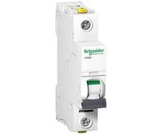 Schneider Electric Schneider A9F04113 Grandinės pertraukiklis 1P C 13A 6kA AC iC60N-C13 A9F04113