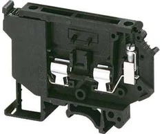 Schneider Electric Saugiklių bėgio gnybtų blokas 5X20,25/30mm 2 laidų 4mm2 juodas NSYTRV42SF5LD