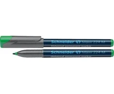 Schneder Žymeklis permanentinis Schneider Maxx 224 M, 1.0 mm, OHP, apvali galvutė, žalias 1213-037