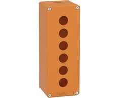 Schneider Harmony XAP Control box, tuščia, oranžinė, 6 skylių, XAPO4506