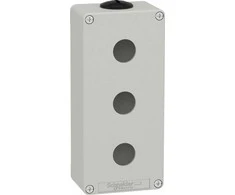 Schneider Harmony XAP Control box, tuščia, pilka, 3 skylių, XAPD3203