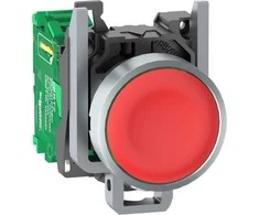 Schneider Electric Harmony XB4R belaidė ir be baterijos mygtukų galvutė su siųstuvu Raudona Metal ZB4RTA4