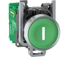 Schneider Electric Harmony XB4R belaidė ir be akumuliatoriaus mygtukų galvutė su siųstuvu Žalias Metal I ZB4RTA331