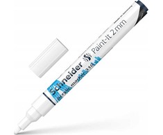 Akrilinis žymeklis SCHNEIDER Paint-it 310, 2 mm, balta sp.