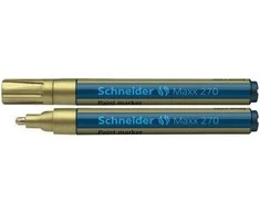 Schneder Žymeklis Schneider Paint Marker Maxx 270, 1-3mm, su aliejiniu tušu, auksinės spalvos