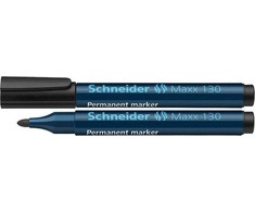 Schneider Marker permanentny apvalus juoda (10vnt)