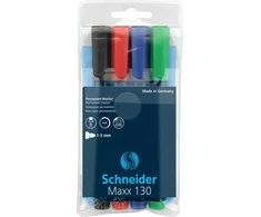 Žymeklių rinkinys MAXX 130, Schneider, 1-3mm, 4 sp.