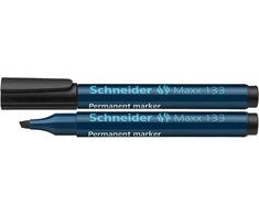Žymeklis permanentinis Schneider Maxx 133, 1-4 mm, kirsta galvutė, juodas 1213-022