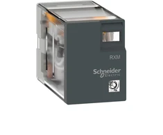 Schneider Miniatiūrinė kištukinė relė Harmony 3A 4CO be LED diodo 24V DC (RXM4LB1BD)