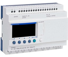 Schneider Modulinė išmanioji relė RTC LCD 24VDC 16 įėjimai 10 išėjimų SR3B261BD