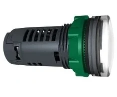 Schneider Monolitinis šviesos indikatorius Harmony XB5 baltas LED 230/240 V AC plastikinis (XB5EVM1)
