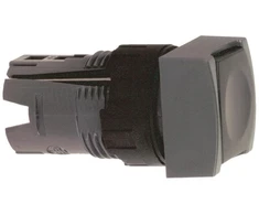Schneider Electric Schneider Mygtuko galvutė, automatinio grąžinimo, be foninio apšvietimo, plastikinė, kvadratinė, juoda ZB6CA2