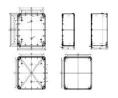 Schneider korpusas 341 x 291 x 128mm ABS IP66 Thalass TBS (NSYTBS342912)