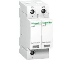 Schneider Viršįtampio iškroviklis C 2P 8kA 1kV 350V iPRD-8-8kA-350V-2P (A9L08200)