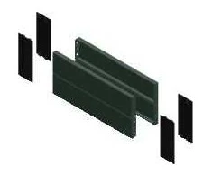 Schneider Montavimo skydelis 4 Cokolinės šoninės plokštės 200 x 500 mm (NSYSPS5200)