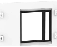 Schneider Prisma Plus, P sistema, priekinė plokštė ištraukiamam NS1600-NT LVS03691