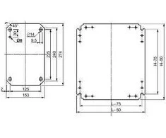 Schneider Electric Schneider Montavimo plokštė 300 x 250mm plieno (NSYMM3025)