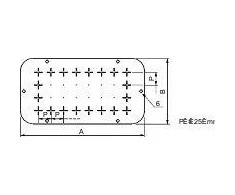 Schneider Kabelio kulverto plokštė 545 x 130mm į S3D (NSYTLF)