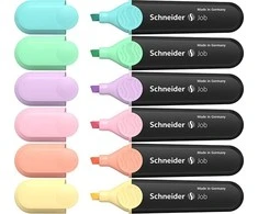 Schneider Darbo pastel- rinkinys 1-5 mm 6 vnt.