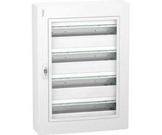 Schneider LVSXR424 PrismaSeT XS 3x24 PSXS-4-24-NT-P skirstomasis skydas, montuojamas paviršiuje, skaidrios durys, IP40 IK09 LVSXR424