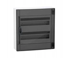 Schneider LVSXR218 PrismaSeT XS 2x18 PSXS-2-18-NT-P skirstomasis skydas, montuojamas paviršiuje, skaidrios durys, IP40 IK09 LVSXR218