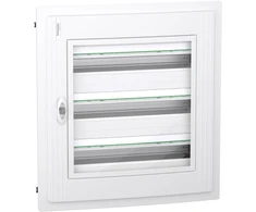 Schneider LVSXP324 PrismaSeT XS 3x24 PSXS-3-24-PT-P skirstomieji įrenginiai, įleidžiami į žemę, skaidrios durys, IP40 IK09 LVSXP324