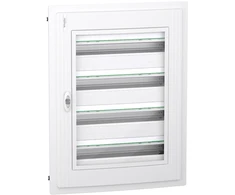 Schneider LVSXP424 PrismaSeT XS 3x24 PSXS-4-24-PT-P skirstomieji įrenginiai, įleidžiami į žemę, skaidrios durys, IP40 IK09 LVSXP424