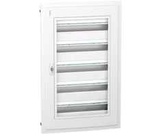 Schneider LVSXP524 PrismaSeT XS 5x24 PSXS-5-24-PT-P skirstomieji įrenginiai, įleidžiami į žemę, skaidrios durys, IP40 IK09 LVSXP524