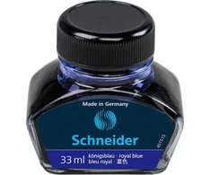 Schneider SCHNEIDER rašalo rašalas, stiklinis rašalo indas, 33ml, mėlynas