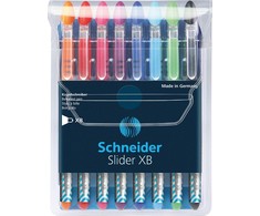 Tušinukų rinkinys Schneider SLIDER XB, 1,4mm, 8 spalvos
