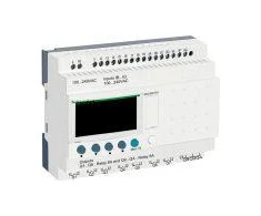 Schneider Programuojamas valdiklis 16 įėjimų 10 išėjimų 100- 240V AC RTC / LCD Želio (SR3B261FU)