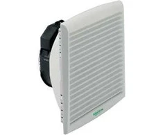 Schneider ClimaSYS 230V 300m3 / h ventiliatorius su oro išleidimo grotelių ir G2 filtras (NSYCVF300M230PF)