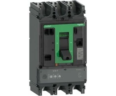 Schneider „ComPacT NSX“ automatinis jungiklis, 400 N, Mic2.3, 400 A, 3 polių