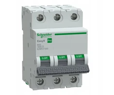Schneider Perteklinės srovės jungiklis Easy9 Pro 3P B 50A 6kA EZ9F-B50-3 (EZ9F27350)