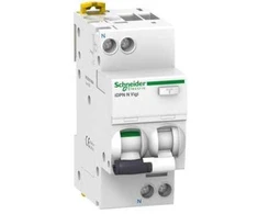Schneider Diferencijuotas srovės perjungiklis su perjungikliu 32A 30mA A tipo 1-field + N - A9D32632