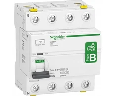 Schneider Diferencijinis jungtuvas Acti9 4P 63A 0,03A B tipo-EV iID-63-4-30-B-EV 63A (A9Z51463)