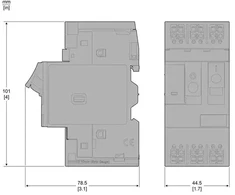 Schneider Variklio jungiklis TeSys Deca 3P AC-3/AC-3e, 9–14 A termomagnetinis, snap-in gnybtai, mygtukas (GV2ME16A)