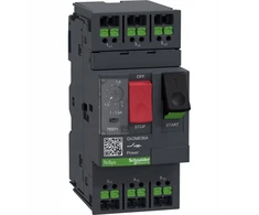 Schneider Variklio jungiklis TeSys Deca 3P AC-3/AC-3e 1–1,6 A termomagnetinis snap-in gnybtai mygtukas (GV2ME06A)