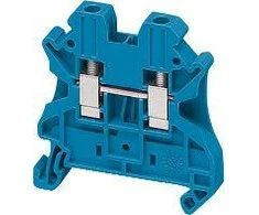 Schneider NSYTRV42BL 2 laidų bėgio jungtis 4mm2 mėlyna NSYTRV42BL