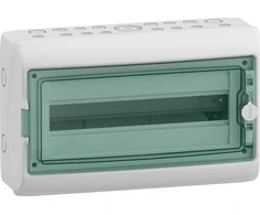Schneider Electric SCHNEIDERE Hermetinis skirstomasis skydas Schneider Mureva / d. Kaedra 1x18 IP65 UV MRV-1-18-NT-T 13432 paviršinės permatomos durys.